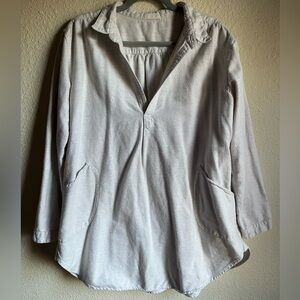 Vintage CP Shades Beach Tunic Textured Cottagecore Comfy California Style